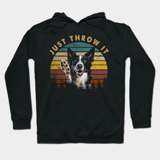 Tail Tales Collie Charm, Stylish Tee Just Throw It Hoodie